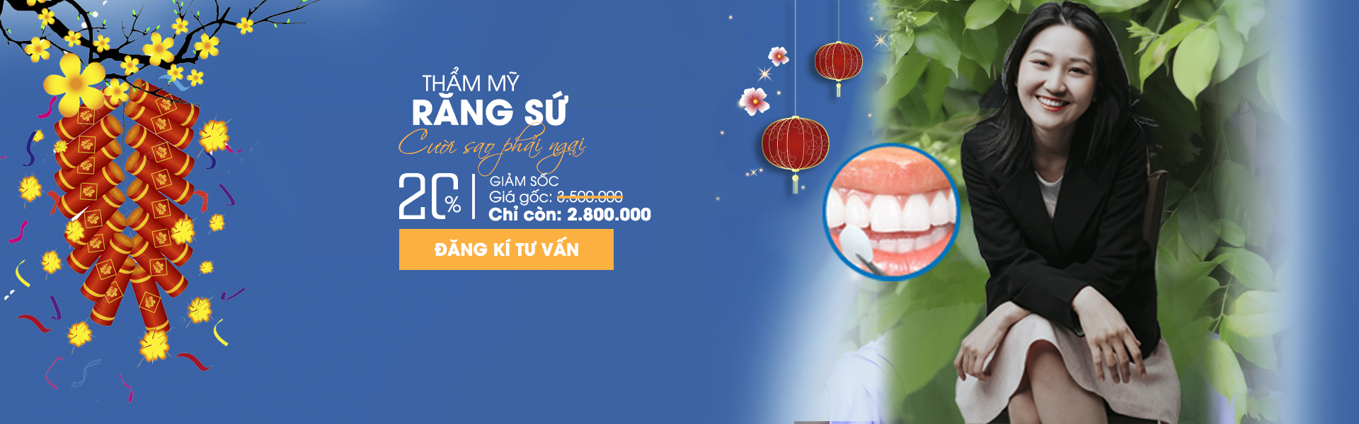 THẨM MỸ RĂNG SỨ KHẮC PHỤC RĂNG VỠ MẺ