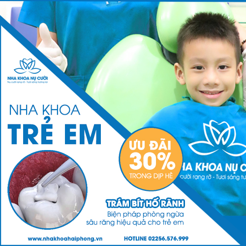 TRÁM BÍT HỐ RÃNH PHÒNG NGỪA SÂU RĂNG HIỆU QUẢ CHO TRẺ