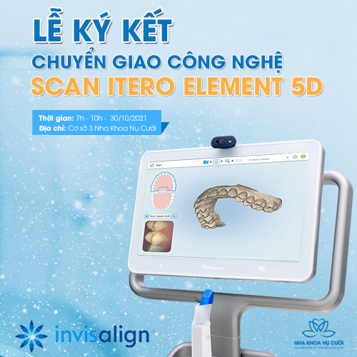 CHUYỂN GIAO ITERO ELEMENT 5D TẠI NHA KHOA NỤ CƯỜI
