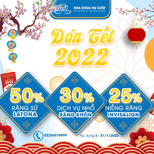CHƯƠNG TRÌNH ƯU ĐÃI ĐẦU NĂM TẠI NHA KHOA NỤ CƯỜI