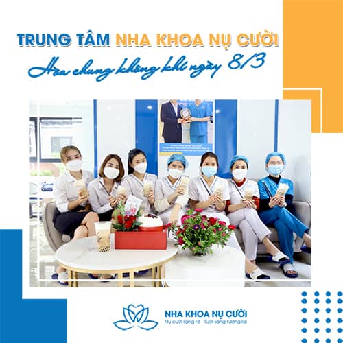 NHA KHOA NỤ CƯỜI HÒA CHUNG KHÔNG KHÍ NGÀY 8/3