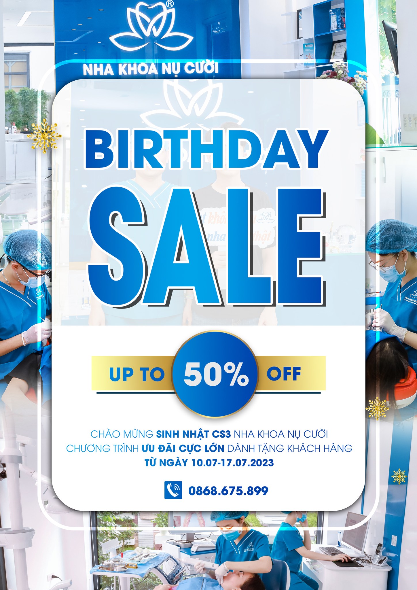 🎉 Ưu Đãi Sinh Nhật Nha Khoa Nụ Cười CS3