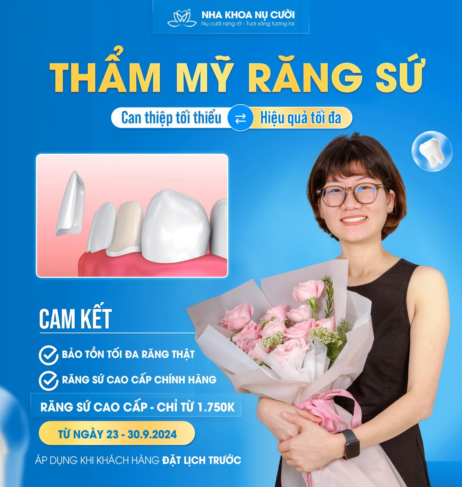 Ưu Đãi Răng Sứ Chỉ Từ 1.750K Mừng Sinh Nhật CS2