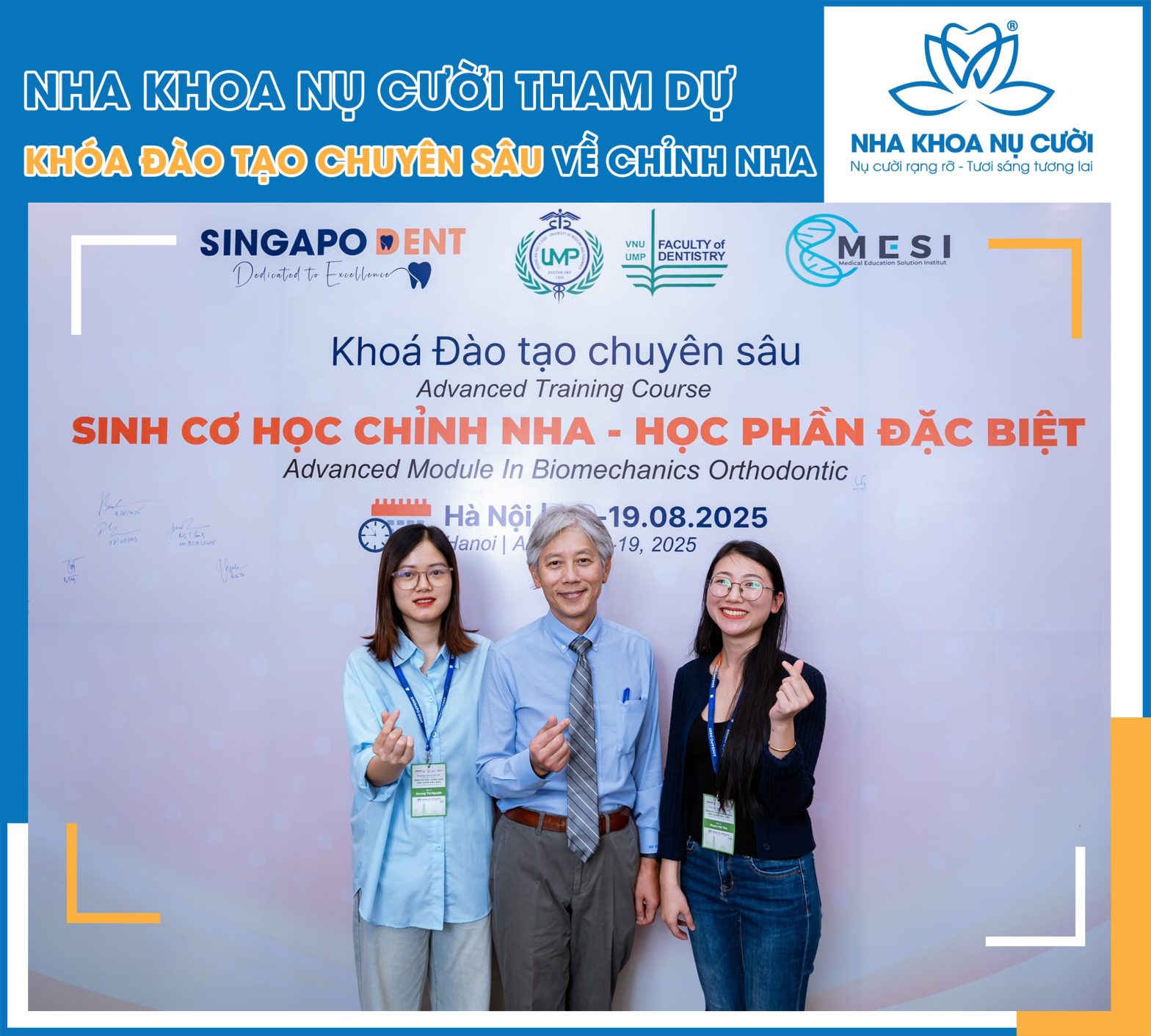 Tham dự khóa đào tạo chuyên sâu về chỉnh nha