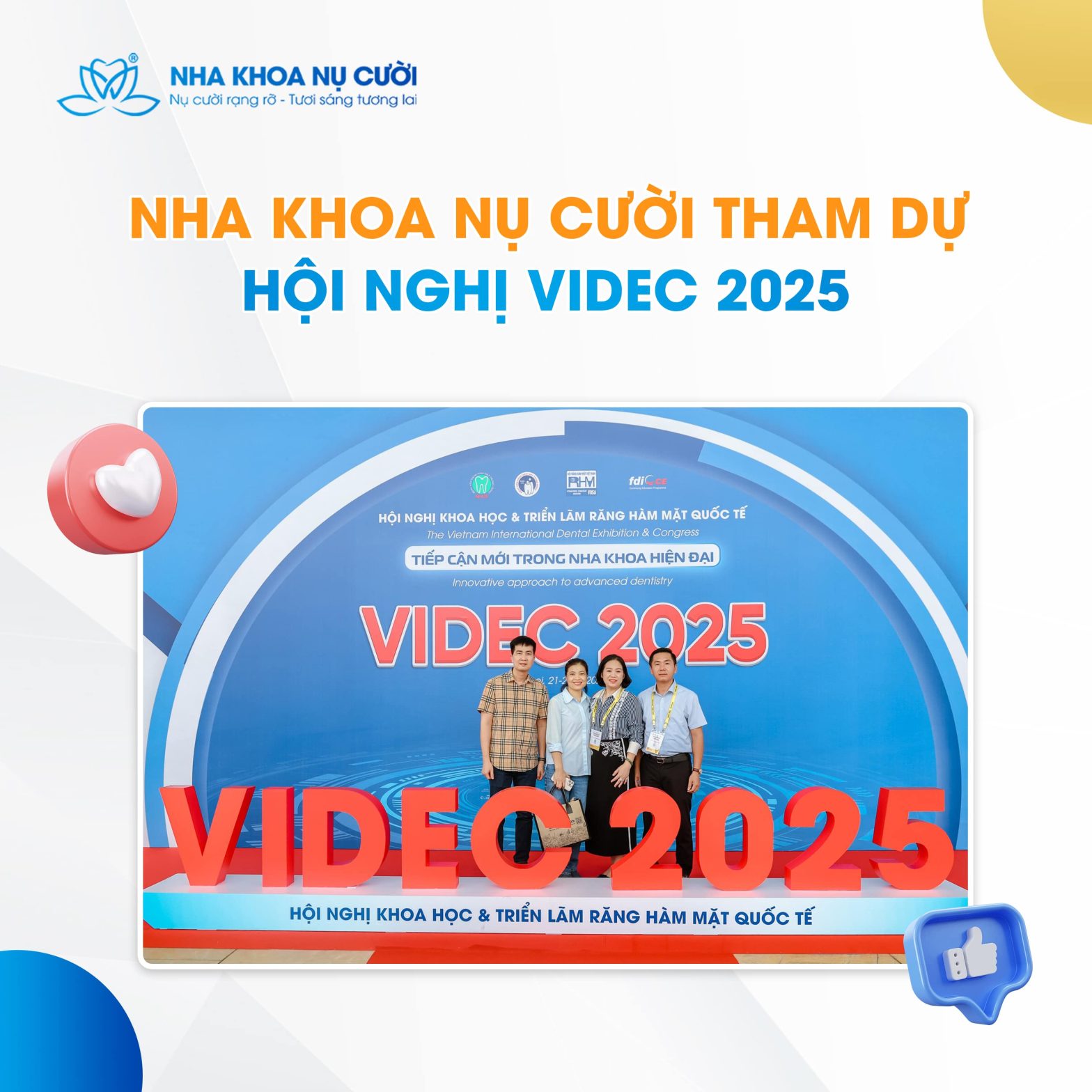 Nha Khoa Nụ Cười tham dự Hội nghị VIDEC 2025