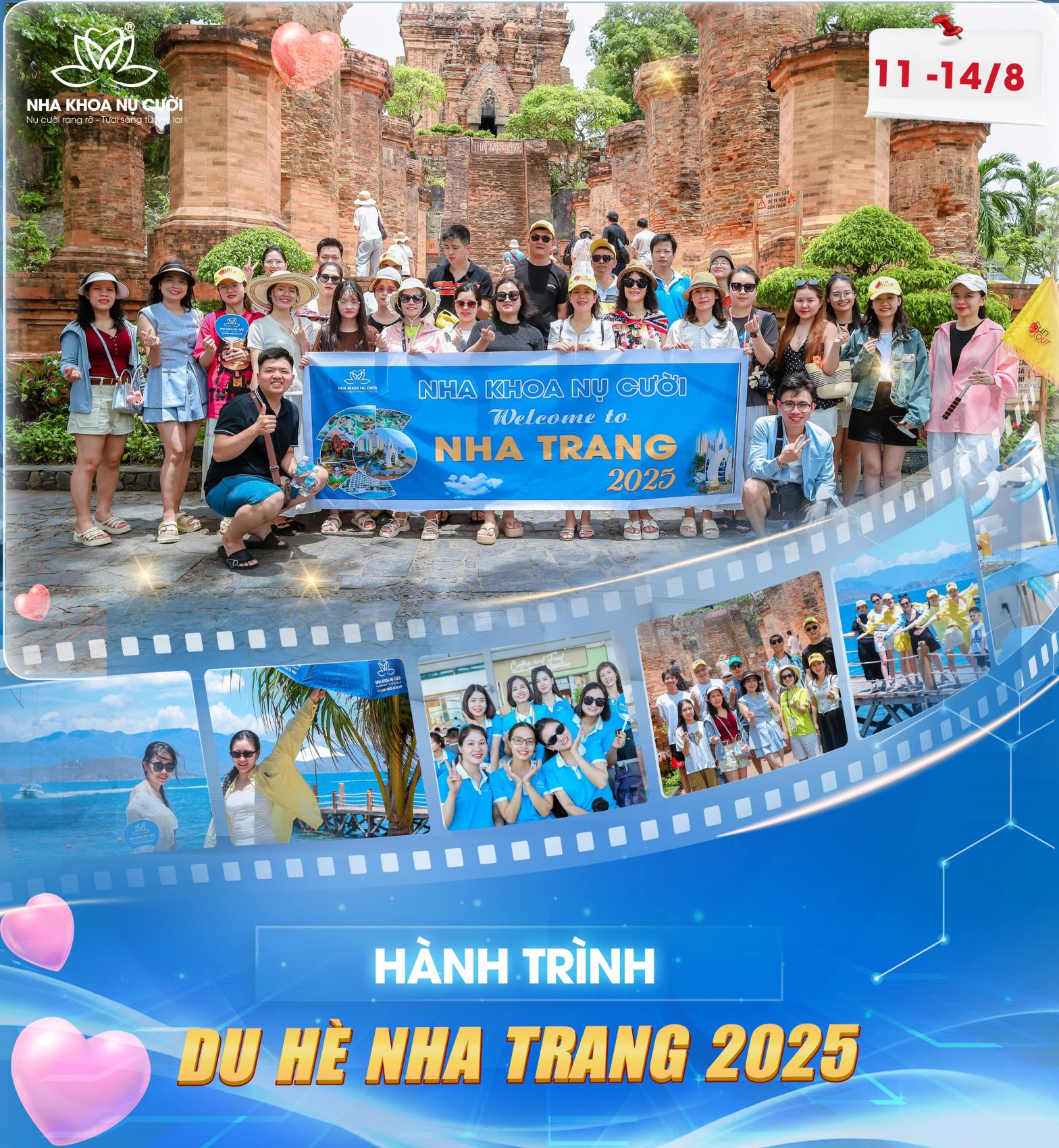 Nha Khoa Nụ Cười – Hành Trình Du Hè Nha Trang 2025