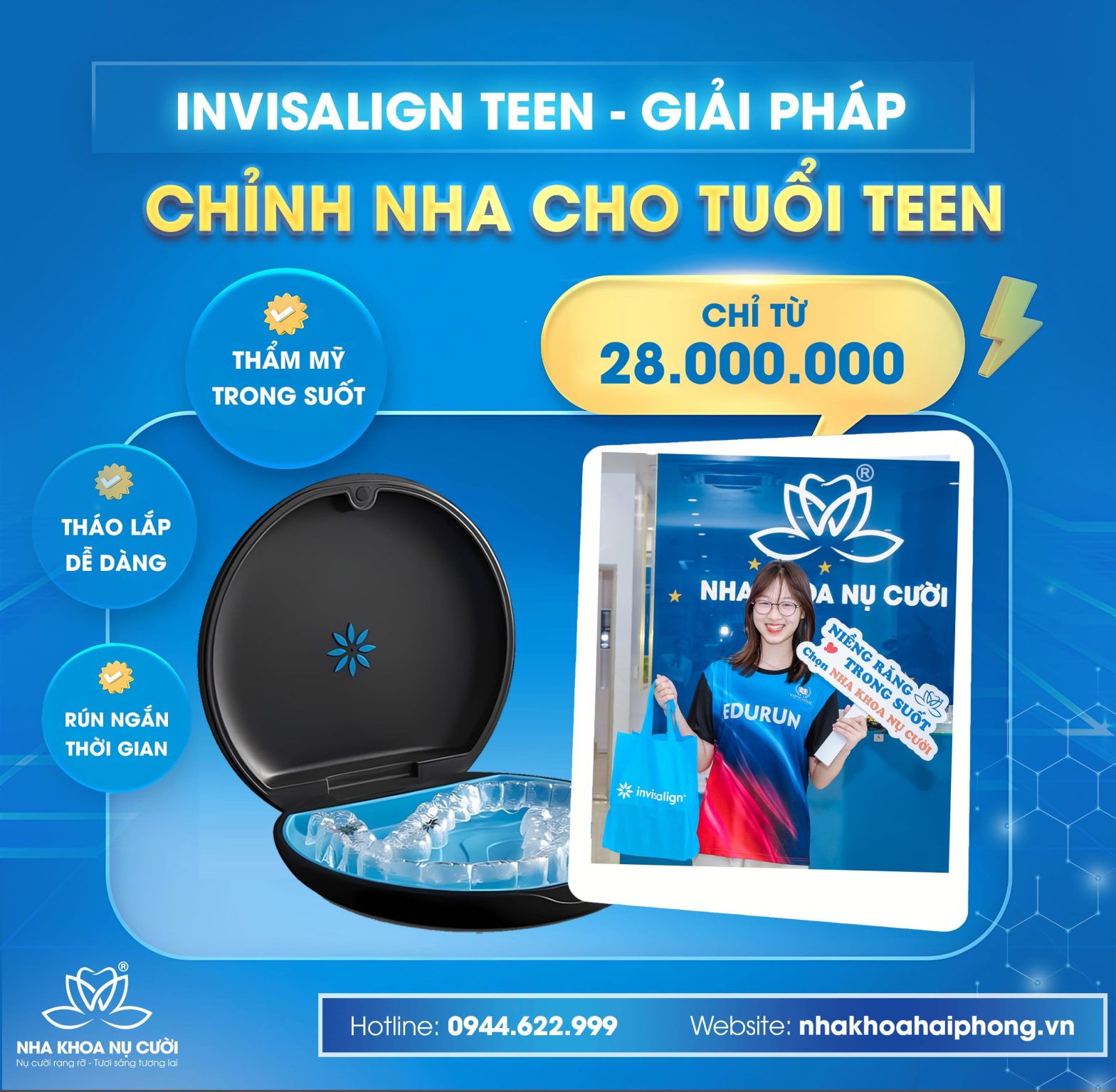 Invisalign Teen – Giải Pháp Chỉnh Nha Cho Tuổi Teen