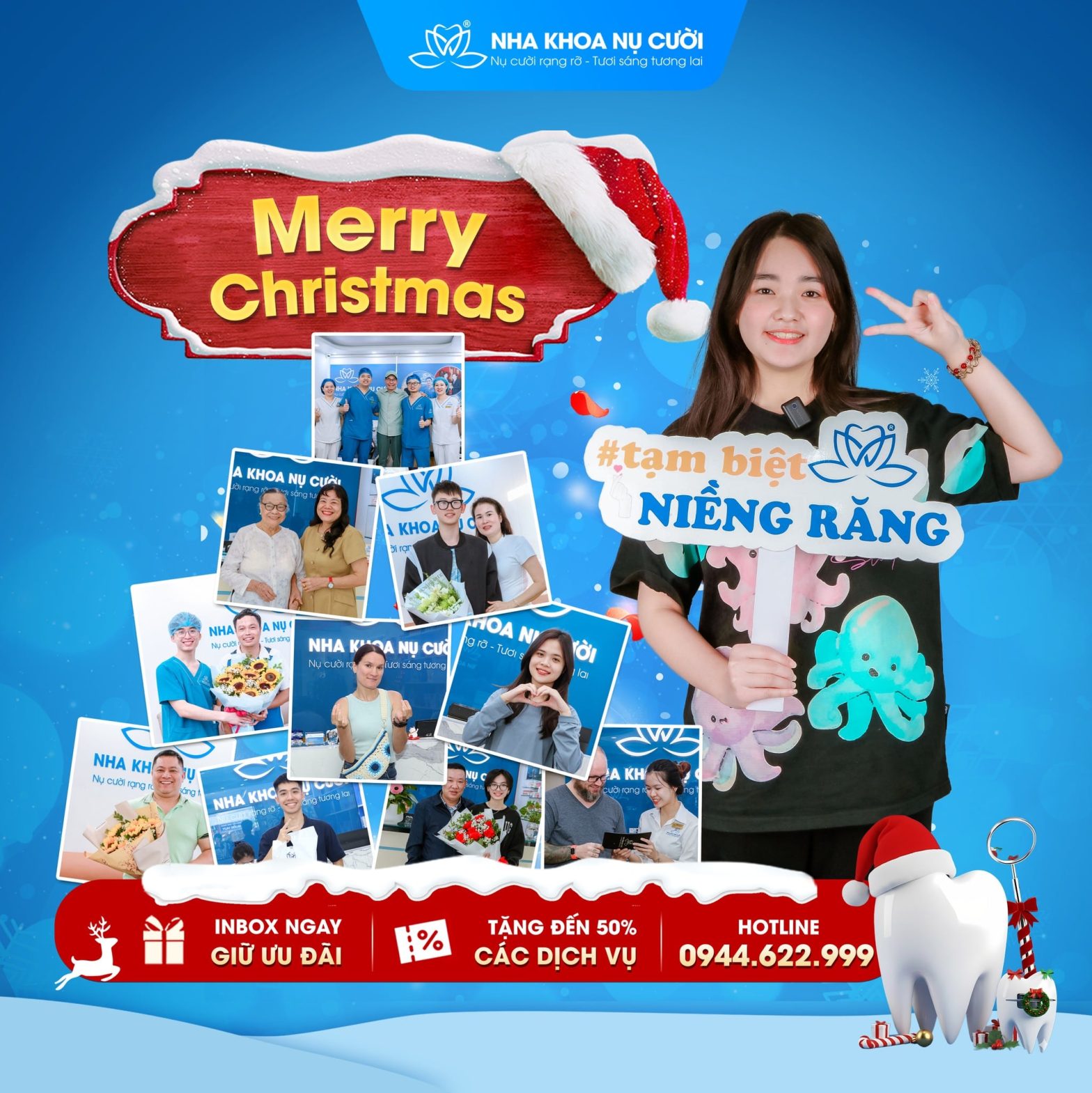 Merry Christmas – Lan Tỏa Nụ Cười An Lành Cùng Nụ Cười