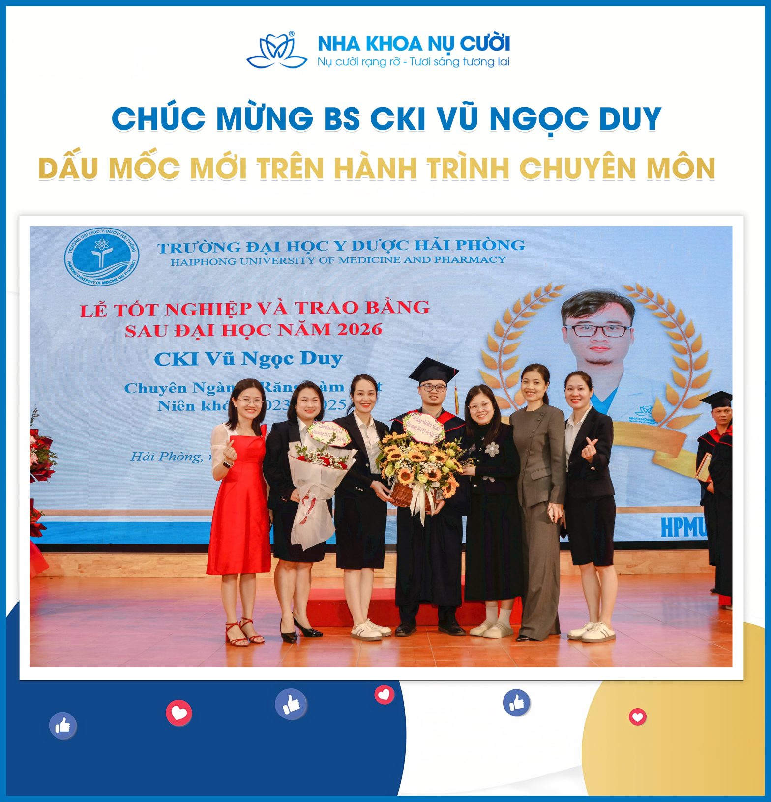 Chúc Mừng Bác Sĩ CKI Vũ Ngọc Duy – Dấu Mốc Mới Chuyên Môn