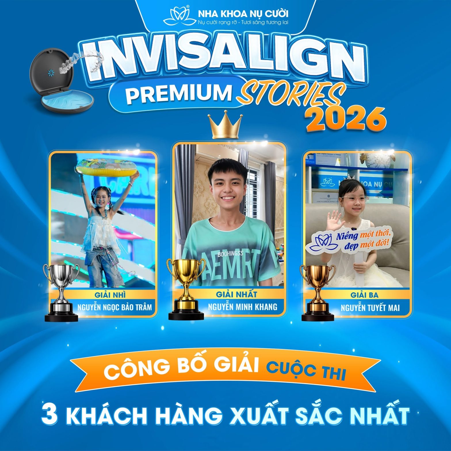 Chính thức công bố kết quả cuộc thi Premium Stories 2026 tại Nha Khoa Nụ Cười