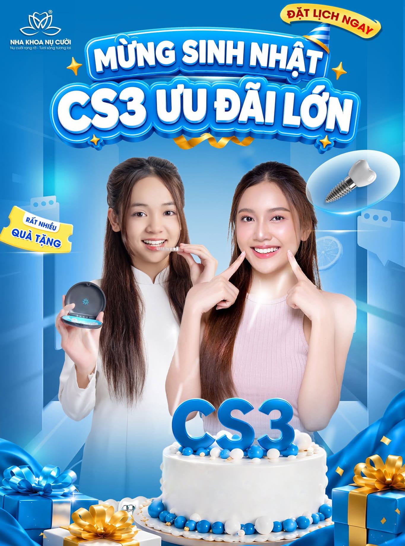 Mừng sinh nhật Nha Khoa Nụ Cười CS3 5 năm – Ưu đãi tháng 7